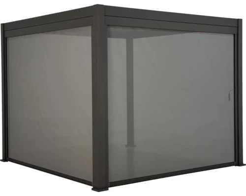 B-Ware Unbekannt 111 Sonnenrollo 400 cm anthrazit für Pergola Seitenwand