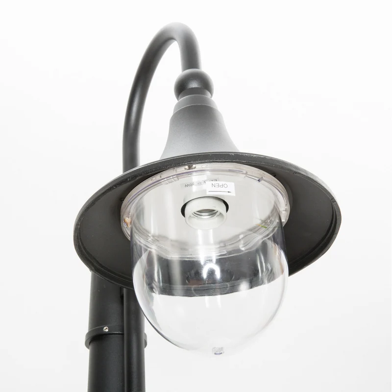B-Ware Lindby Außenleuchte Gartenleuchte Daphne LED Lampe dimmbar schwarz 220cm IP44