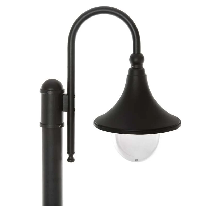 B-Ware Lindby Außenleuchte Gartenleuchte Daphne LED Lampe dimmbar schwarz 220cm IP44