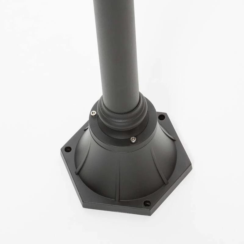 B-Ware Lindby Außenleuchte Gartenleuchte Daphne LED Lampe dimmbar schwarz 220cm IP44