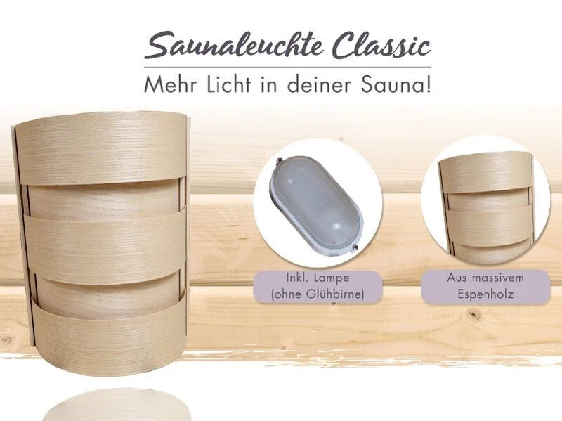 Karibu Saunaleuchte Classic