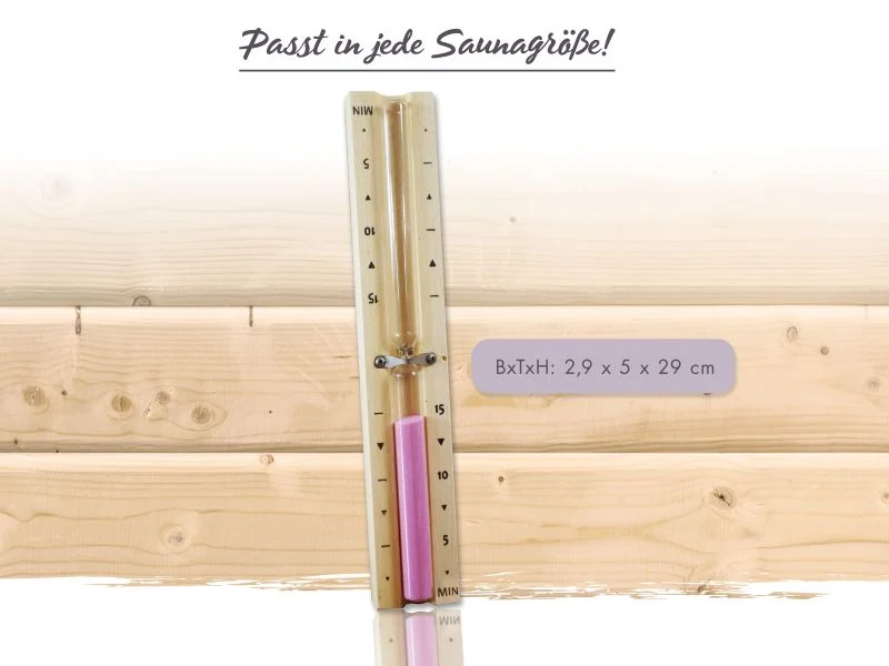 Karibu Sauna Sanduhr Classic