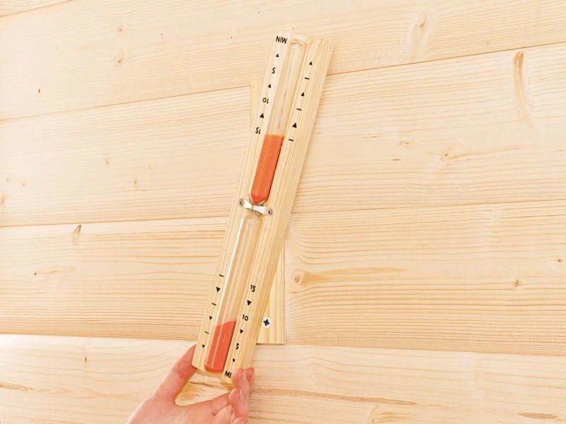 Karibu Sauna Sanduhr Classic