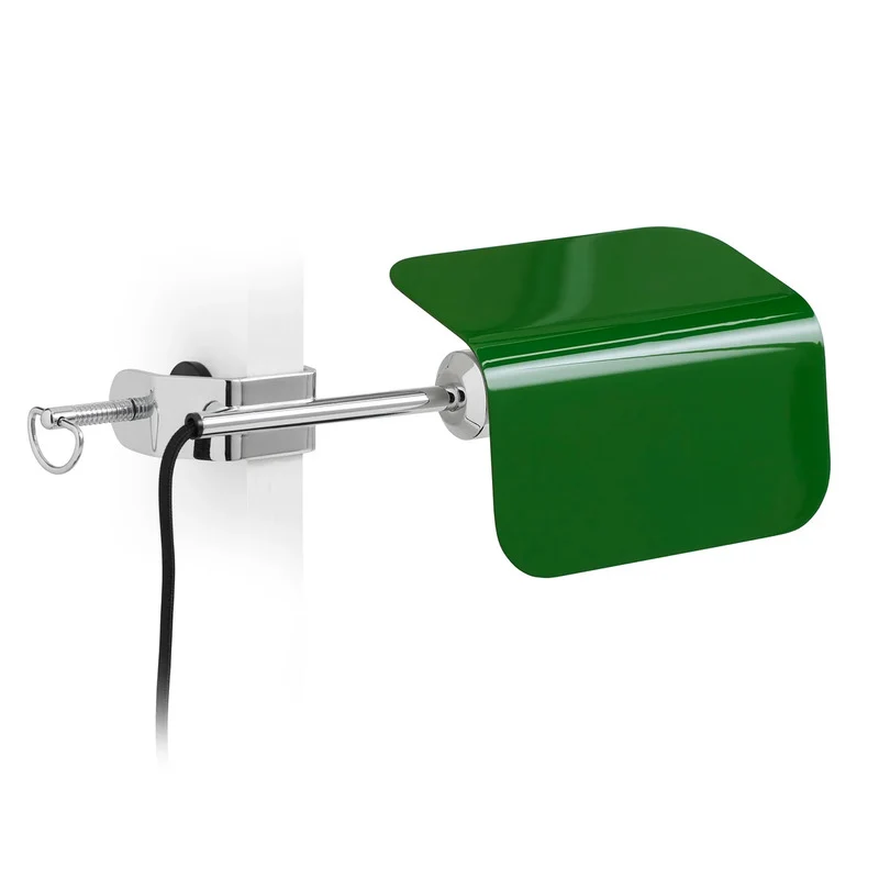 B-Ware HAY Klemmleuchte Cliplampe Apex Lampe smaragdgrün Stahl drehbar E14