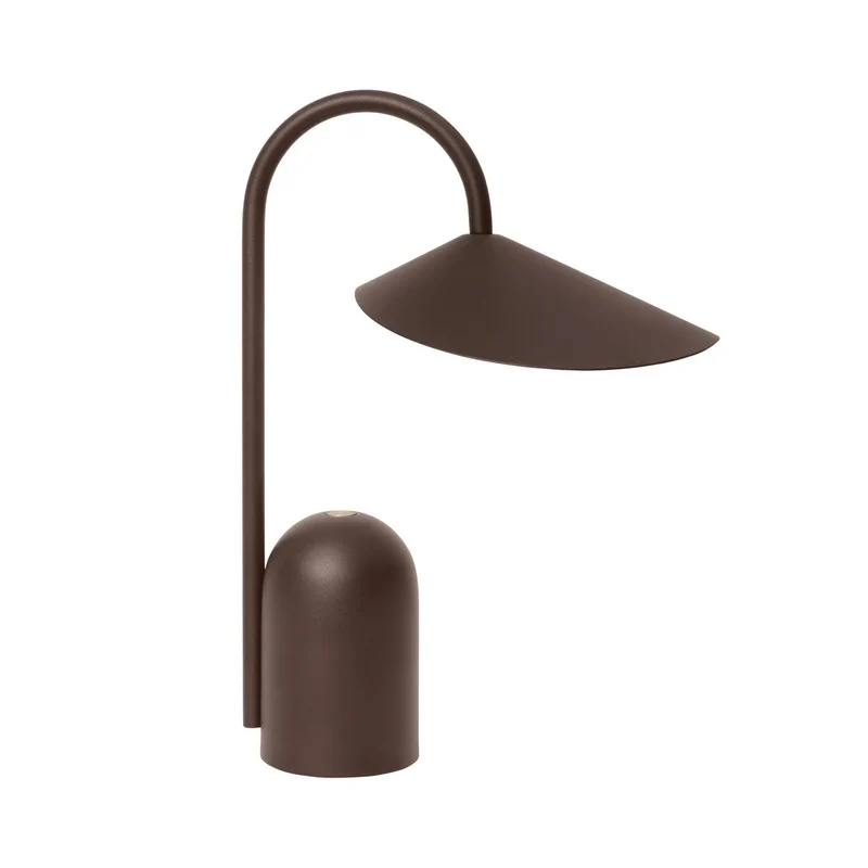 B-Ware Ferm Living Tischleuchte Lampe LED Akku Leuchte Wohnzimmer Schokoladenbraun481