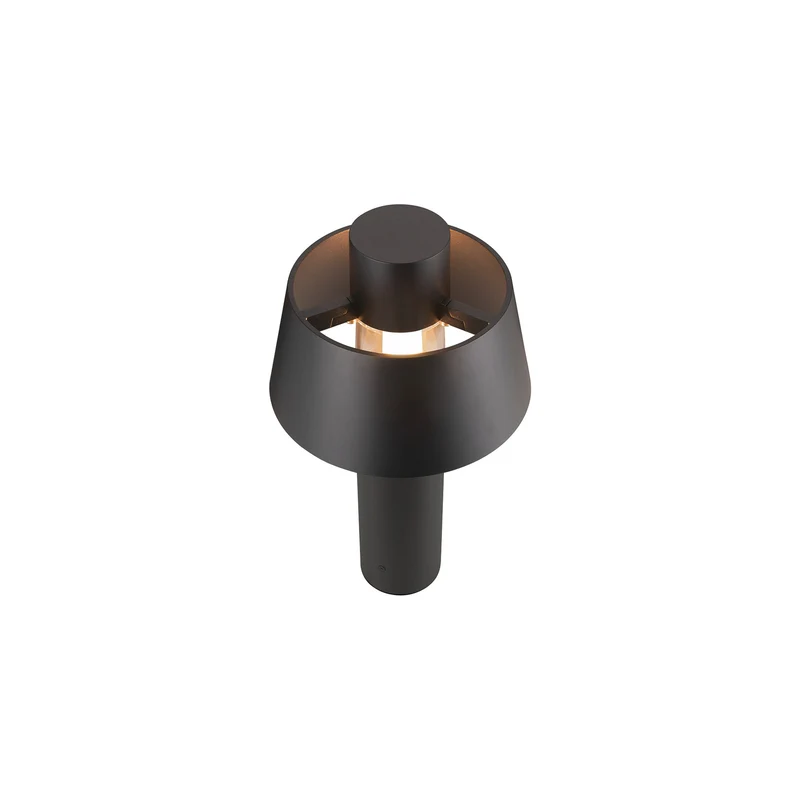 B-Ware SLV Sockellampe Sockelleuchte Photoni schwarz Aluminium Außenleuchte Gartenlampe