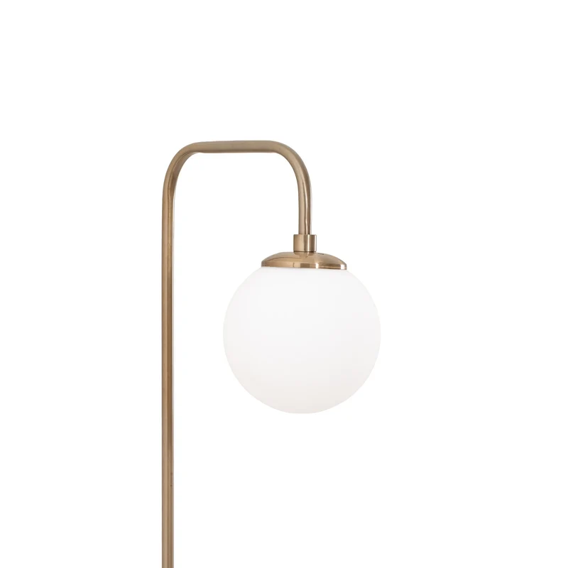 B-Ware Stehleuchte Lampe Viran Glas Goldfarben Antik Wohnzimmer Schlafzimmer Esszimmer