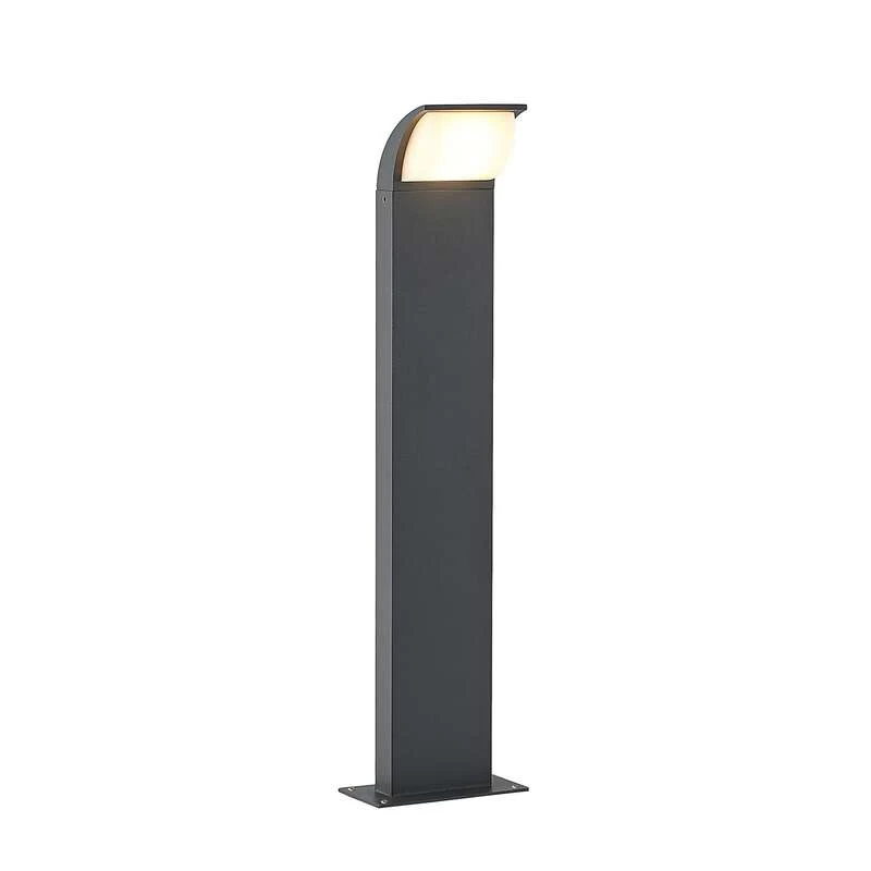 B-Ware Lucande Sockelleuchte Wegeleuchte LED Tinna anthrazit IP65 Aluminium Polycarb823
