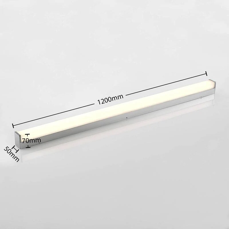B-Ware Lindby Spiegelleuchte Badezimmerleuchte LED Klea chrom Badezimmerlampe Aluminium