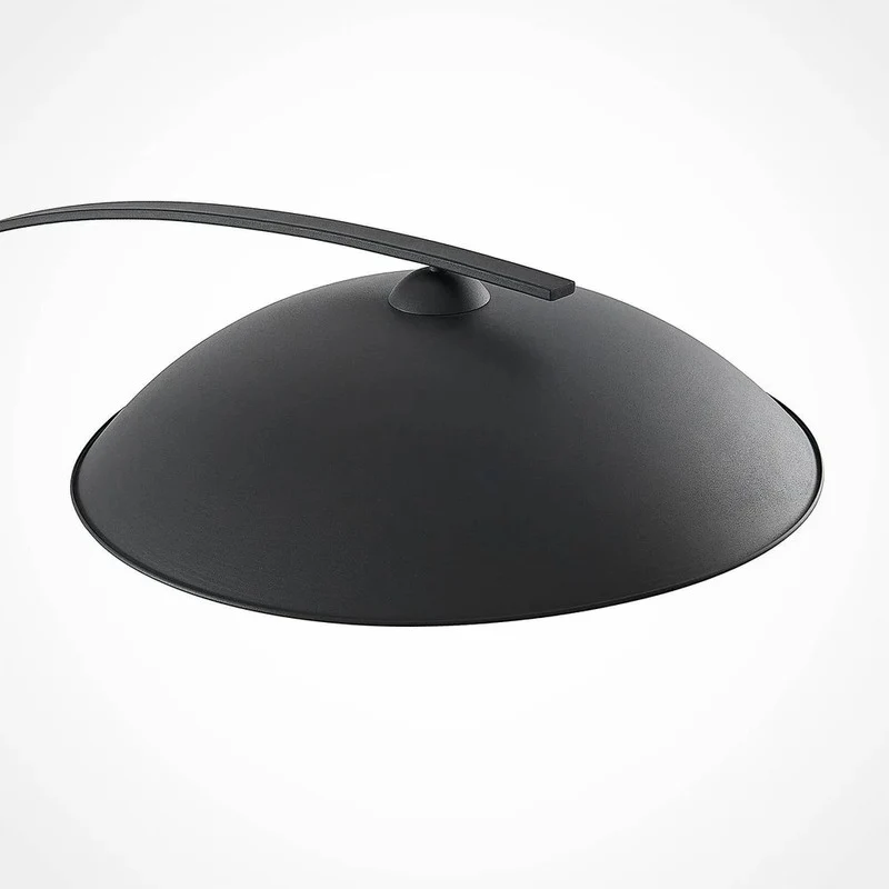 B-Ware Lindby Bogenstehlampe Stehleuchte Emilienne schwarz goldfarben Wohnzimmer Lampe