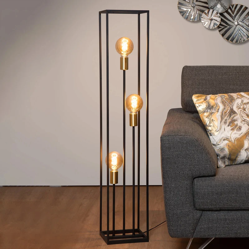 B-Ware Lucide Säulen-Stehlampe Ruben Innenlampe Stehleuchte Lampe Leuchte 120 cm110