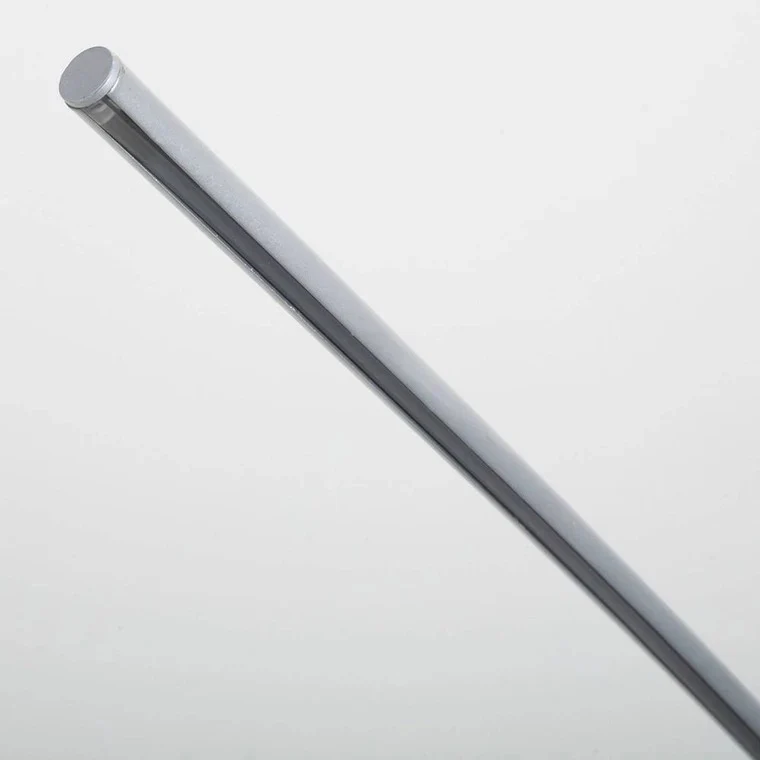 B-Ware Lindby Stehlampe Bogenlampe Danua LED silber Metall Leselampe Wohnzimmer