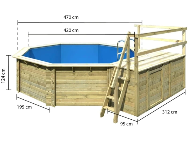 Karibu Pool Modell 2 Variante C