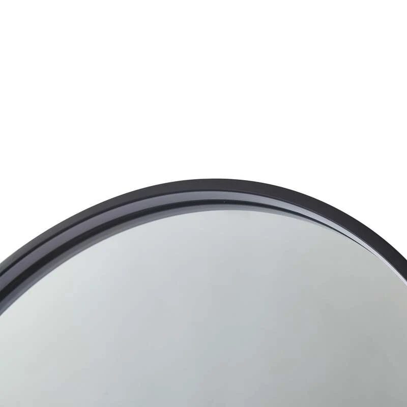 B-Ware Lucande LED Spiegel Miren CCT Ablage schwarz Aluminium 60cm IP44 Badezimmerlampe