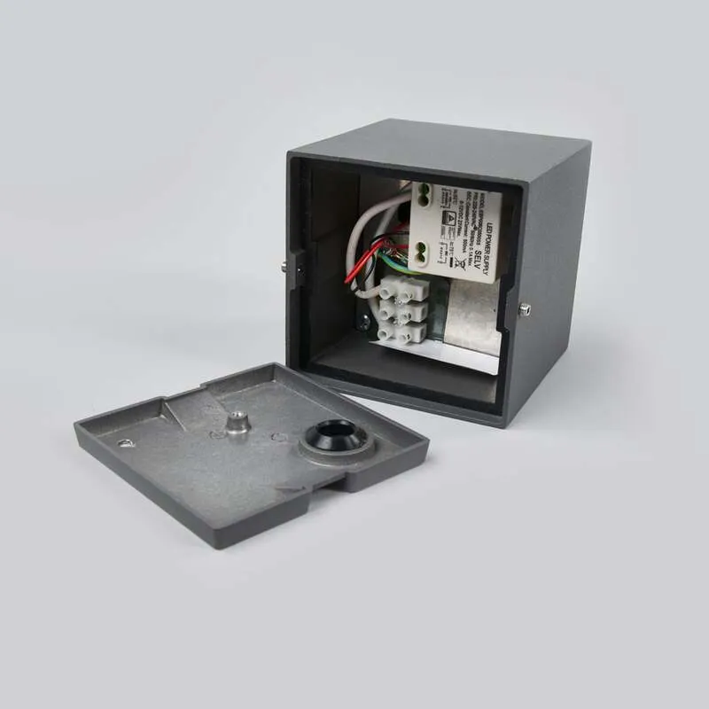 B-Ware Lucande Deckenleuchte Außenleuchte Tanea LED Gartenlampe wasserdicht IP54 10 cm