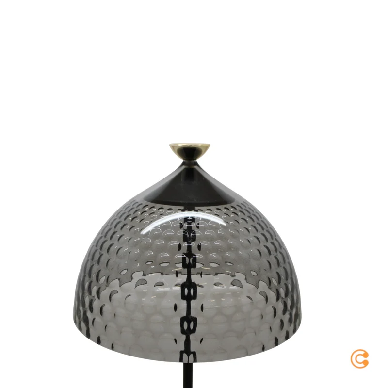 B-Ware Kartell Pumo Tischleuchte Lampe LED rauchgrau schwarz Kompaktleuchte Wohnzimmer