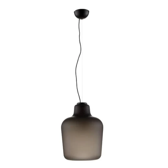 B-Ware Northern Say my name - Glas-Hängeleuchte grau matt Lampe Leuchte Hängeleuchte 60