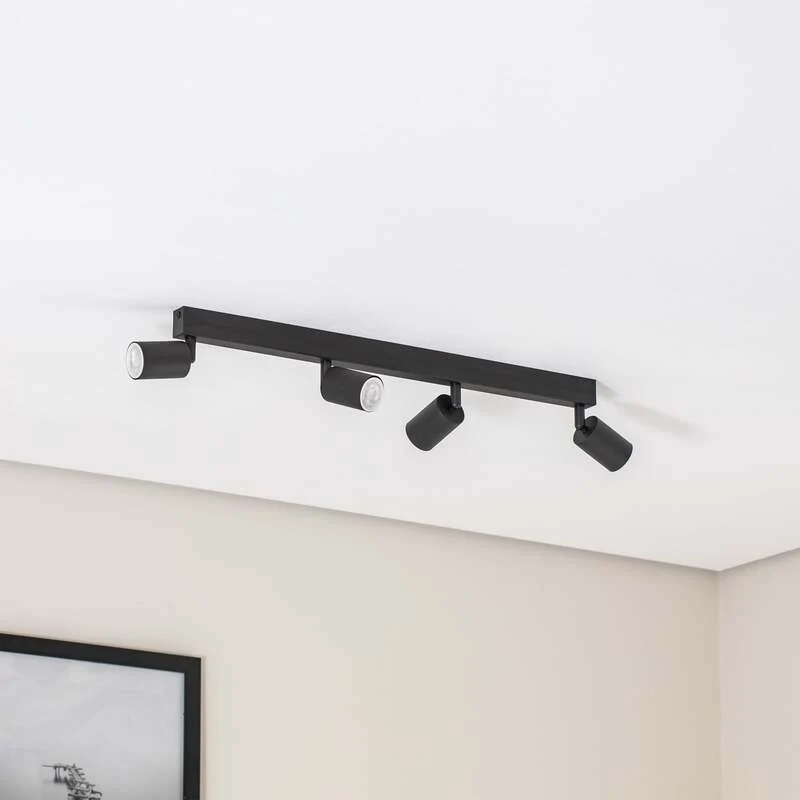 B-Ware TK Lighting Strahler Top Deckenleuchte Spot schwarz schwenkbar GU10 LED 83 cm