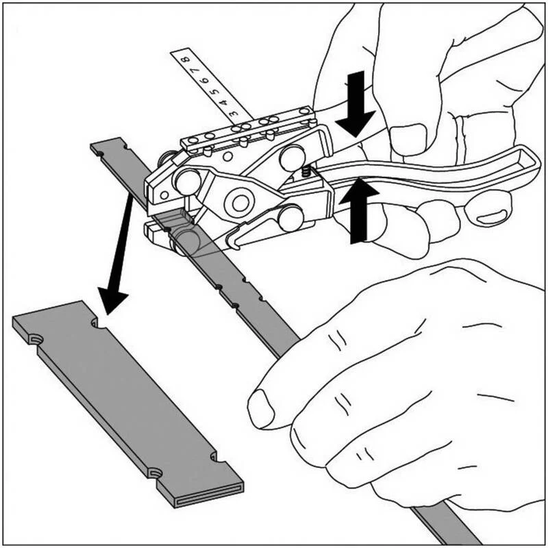 B-Ware LAPP Montagewerkzeug Zange FLEXIMARK FL52A Werkzeug Zange Lochzange 19mm 1 Stück