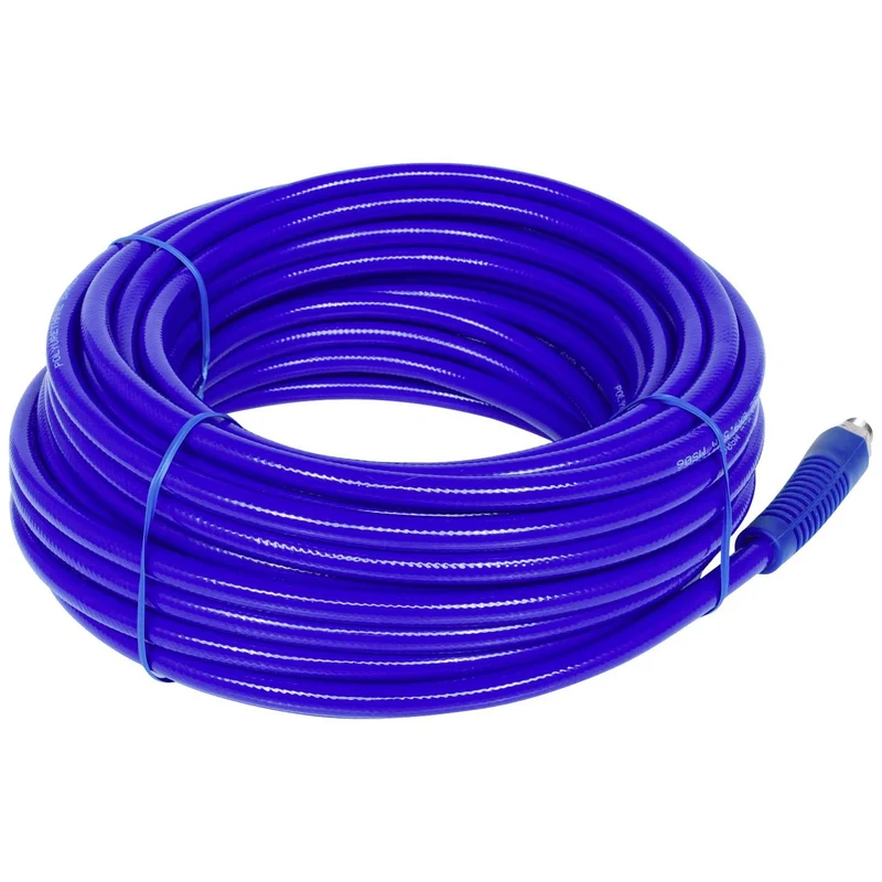 B-Ware KS Tools PU-Druckluftschlauch Luftschlauch Schlauch 20m 6x9mm G1/4 AG blau