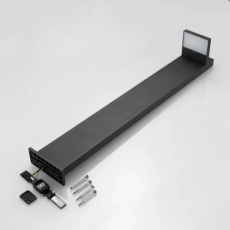 B-Ware Lucande LED-Pollerleuchte Silvan Sockelleuchte Wegeleuchte SIEHE TEXT/FOTO