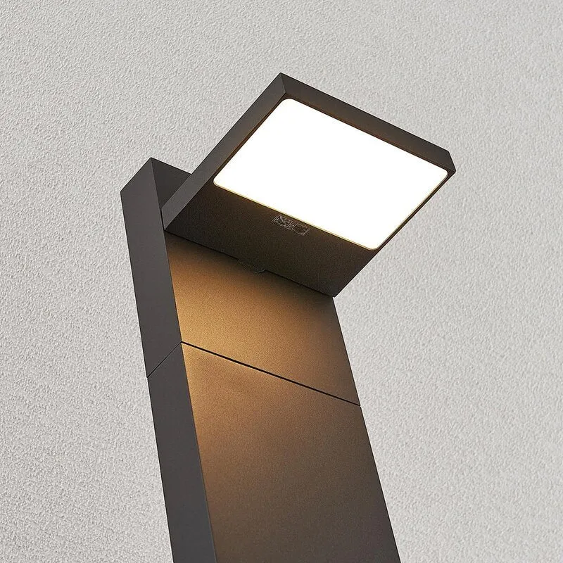 B-Ware Lucande LED-Pollerleuchte Silvan Sockelleuchte Wegeleuchte SIEHE TEXT/FOTO
