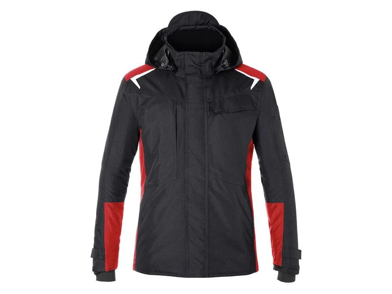 B-Ware Kübler Hardshell-Jacke Arbeitsjacke PSA 2 Bodyforce schwarz mittelrot Größe L