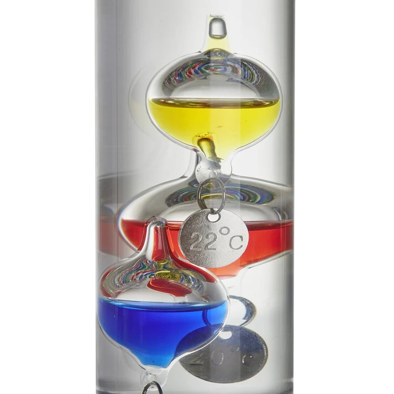 B-Ware TFA Thermometer Flüssigkeitsthermometer Galileo Galilei Glas Innentemperatur