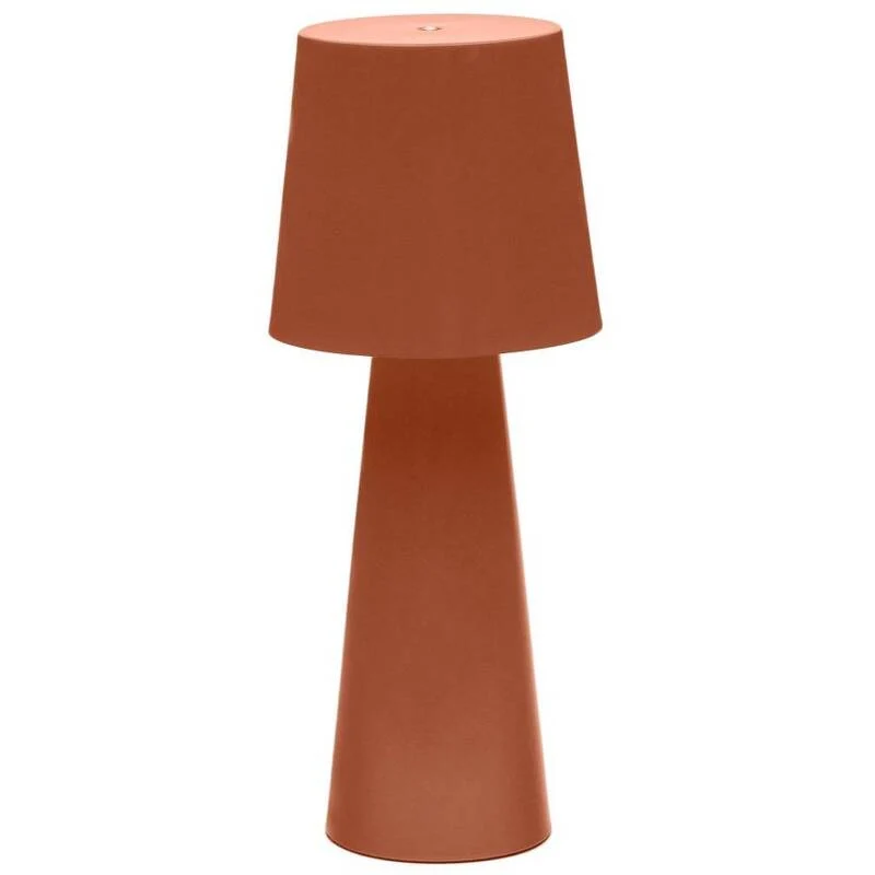 B-Ware Kave Home Tischleuchte Lampe LED groß Terrakotta Metall IP54 dimmbar Akku