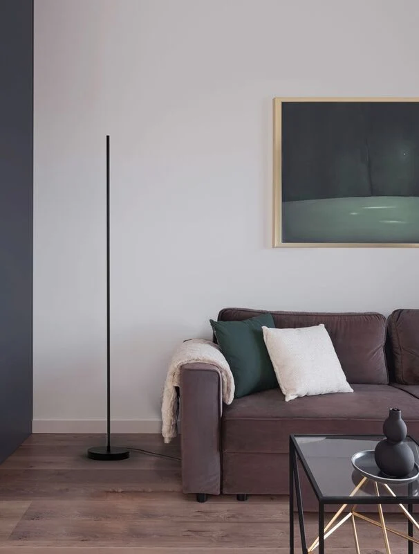 B-Ware Nova Luce Stehlampe Standleuchte COLBY LED Schwarz Warmweiß 150cm SIEHE TEXT