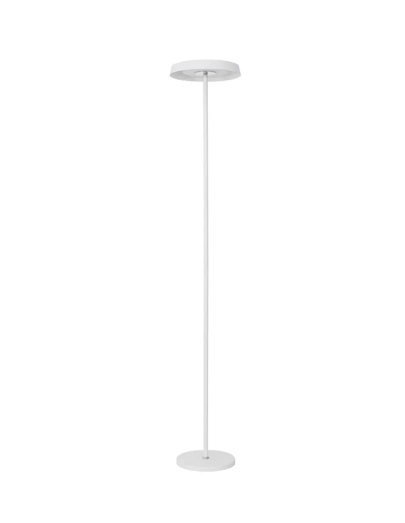 B-Ware Nova Luce Stehlampe Standleuchte LED VITI Weiß Warmweiß Beleuchtung 170 cm 18 W