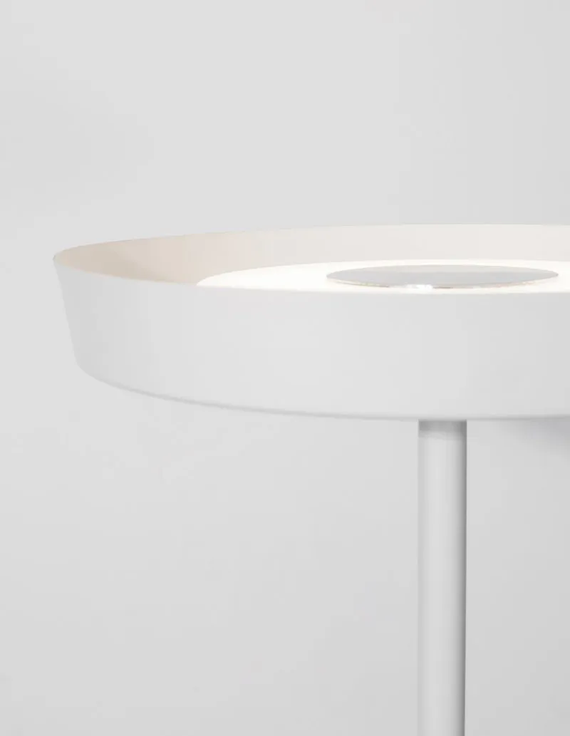 B-Ware Nova Luce Stehlampe Standleuchte LED VITI Weiß Warmweiß Beleuchtung 170 cm 18 W
