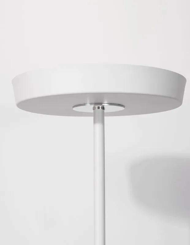 B-Ware Nova Luce Stehlampe Standleuchte LED VITI Weiß Warmweiß Beleuchtung 170 cm 18 W