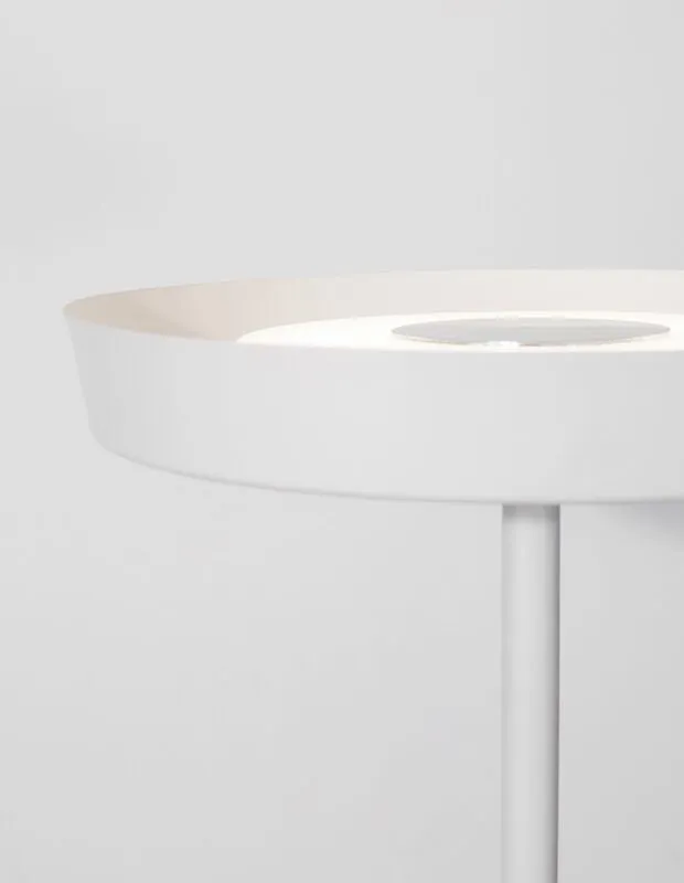 B-Ware Nova Luce Stehlampe Standleuchte LED VITI Weiß Warmweiß Beleuchtung 170 cm 18 W