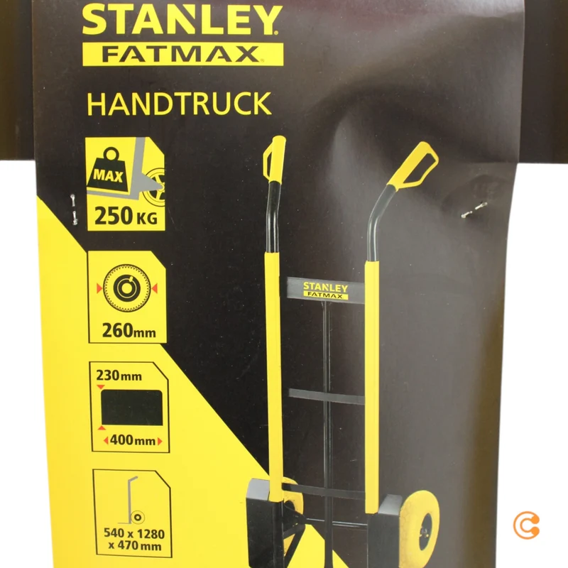 B-Ware Stanley Sackkarre aus Stahl Transportwagen Handkarre 250Kg Klappbar Lastenwagen