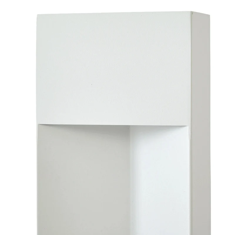 B-Ware Kaholo Wegeleuchte Gartenleuchte Aluminium LED 90cm IP44 hellgrau elegant Lampe