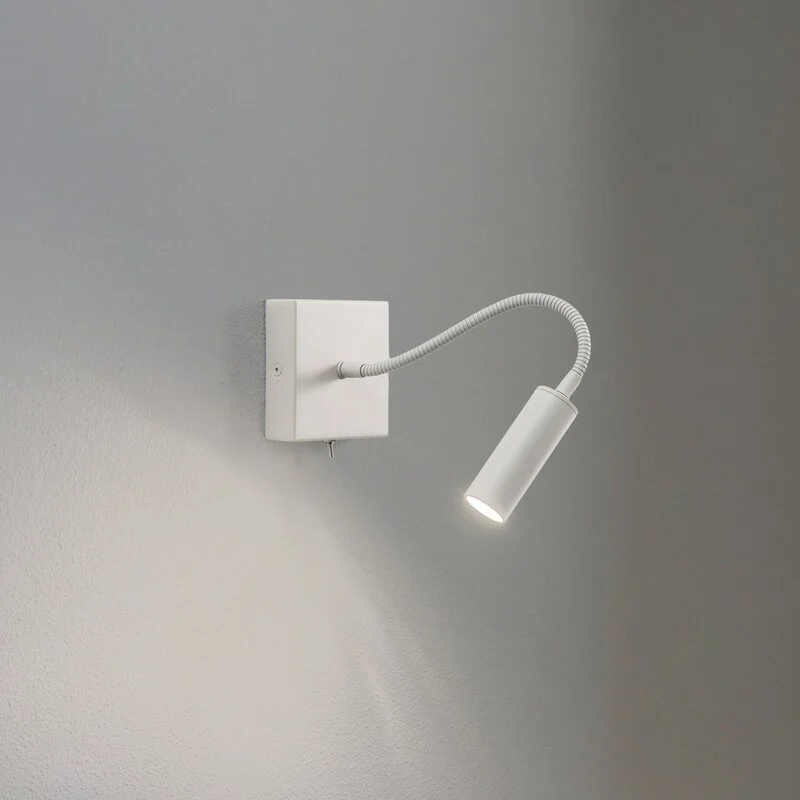 B-Ware Argon Wandlampe Leselampe Ojos creme Lampe verstellbar Stahl G9803