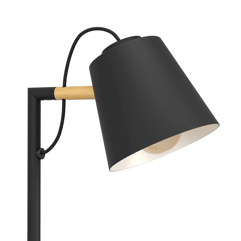 B-Ware Eglo Stehleuchte Lacey, Höhe 159,5 cm schwarz Stahl Stehlampe Leuchte Lampe Spot