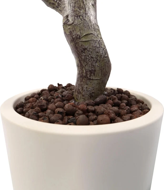 B-Ware Hjh OFFICE Kunstpflanze Mangostan Garcinia Pflanze grün Kunststoff robust 120cm