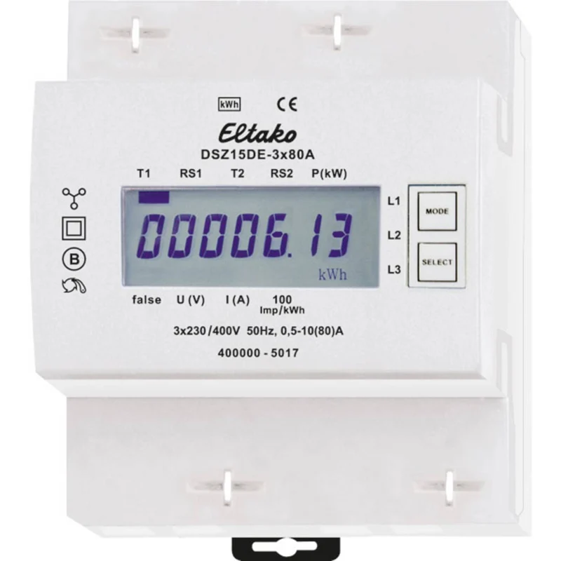B-Ware Eltako DSZ15DE-3x80A Drehstromzähler Zähler digital 80 A 1 Stück