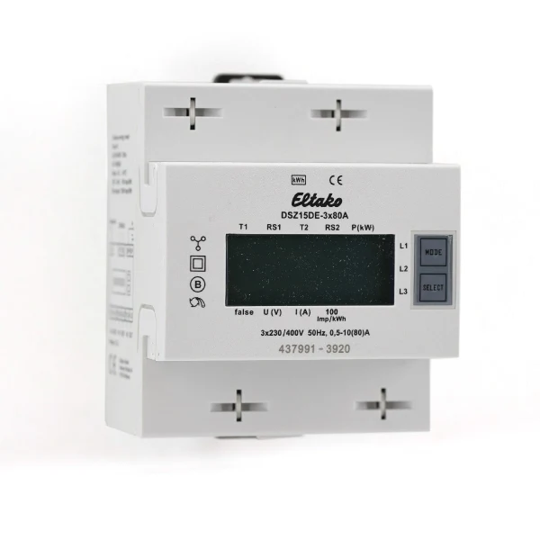 B-Ware Eltako DSZ15DE-3x80A Drehstromzähler Zähler digital 80 A 1 Stück