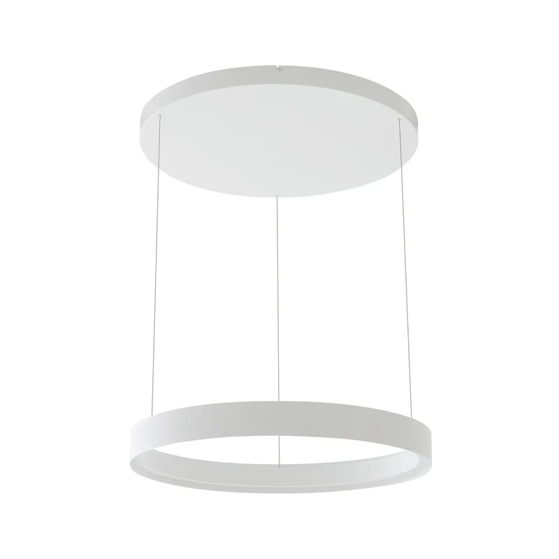 B-Ware Lucande LED Hängeleuchte Pendelleuchte Philine Deckenlampe 60 cm weiß Eisen