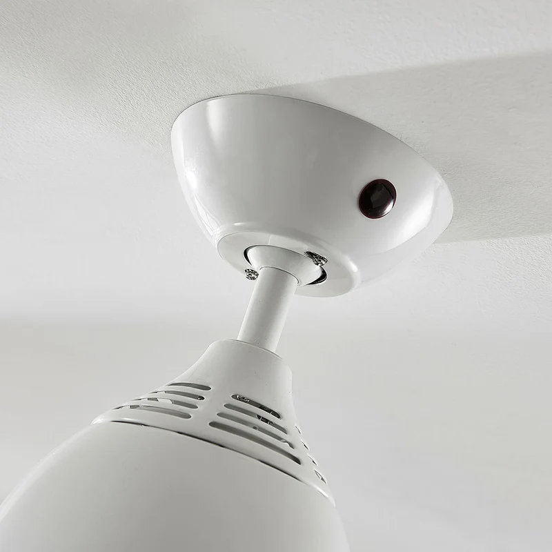 B-Ware Lindby Deckenventilator Deckenlampe Deckenlampe Piara beleuchtet weiß glänzend