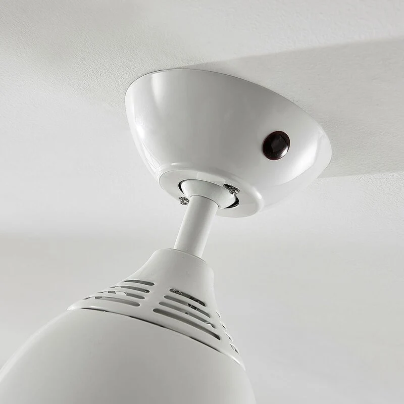 B-Ware Lindby Deckenventilator Deckenlampe Deckenlampe Piara beleuchtet weiß glänzend