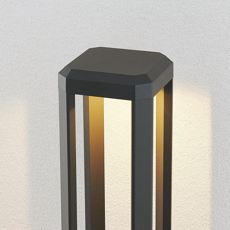 B-Ware Lucande LED-Wegeleuchte Deko-Gartenleuchte Fery in Anthrazit 80 cm 2 STÜCK