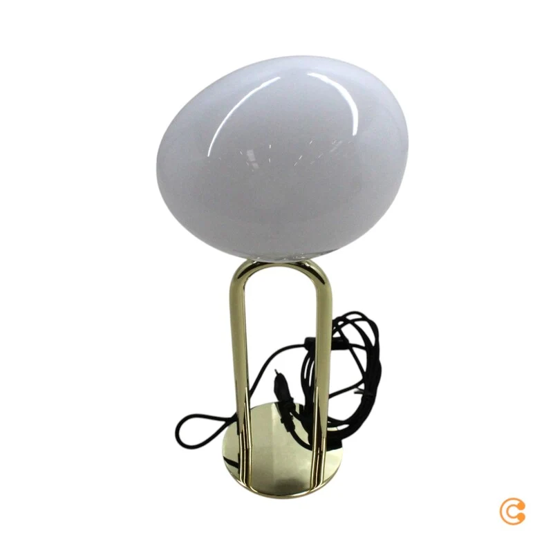 B-Ware DFTP by Nordlux Tischleuchte Lampe Shapes Glas Messing weiß Schalter E27 LED