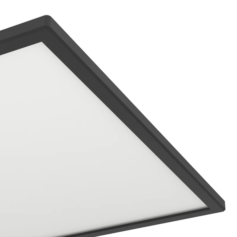 B-Ware EGLO Connect Deckenleuchte LED Rovito Z Appsteuerung Schwarz 50 cm CCT RGB Smart