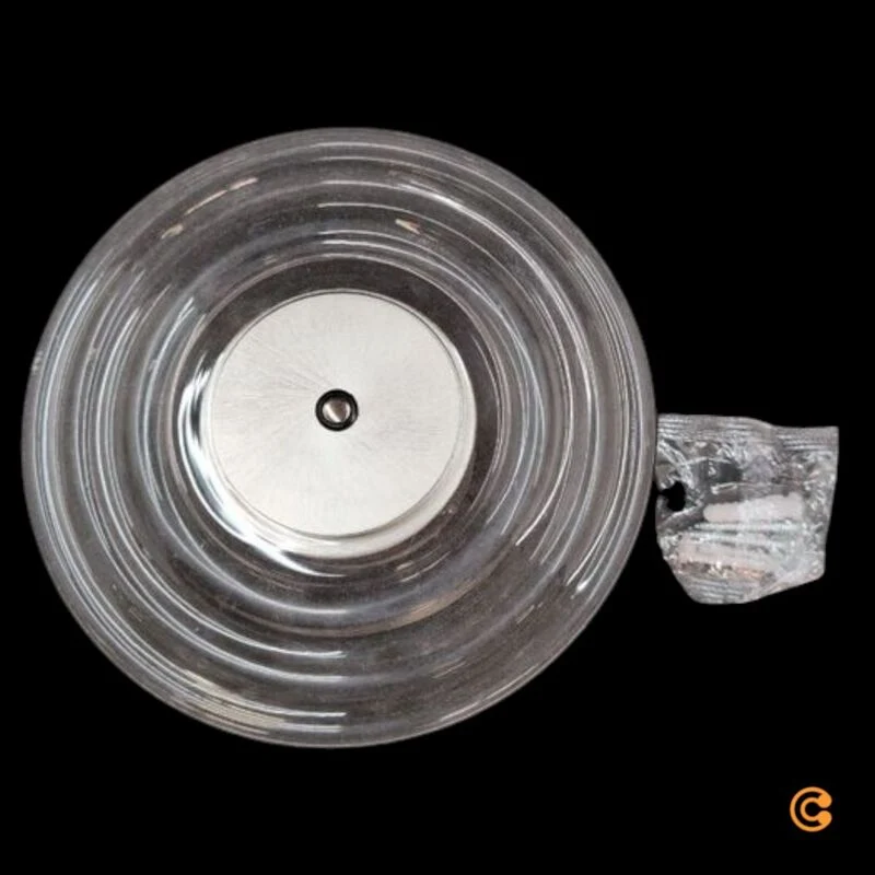 B-Ware Paul Neuhaus Wandleuchte Wandlampe LED Akku Glas Eisen transparent stahl dimmbar