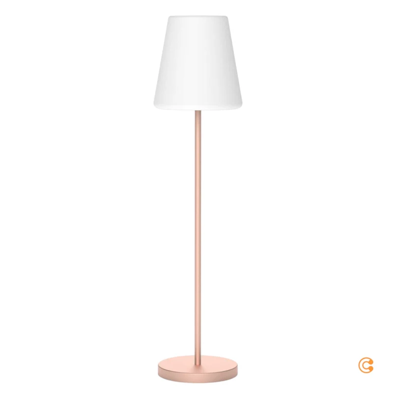 B-Ware Newgarden Stehlampe Bodenlampe LED Lola Slim rosegold warmweiß dimmbar Fernbe348