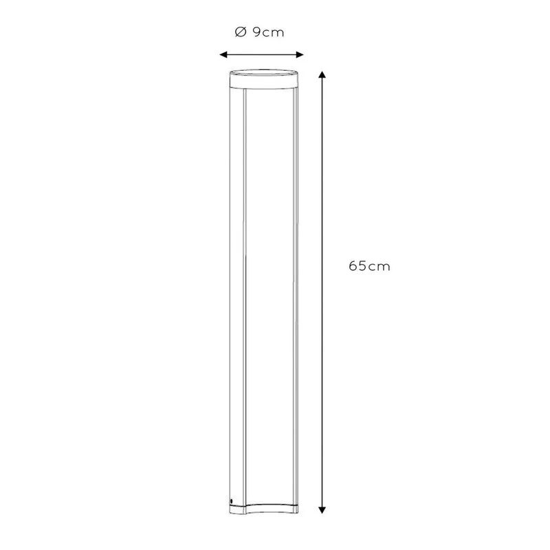 B-Ware Lucide Wegeleuchte Wegelampe LED schwarz Aluminium Combo IP54